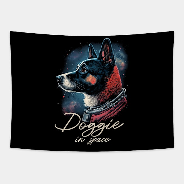 Laika Dog Tapestry by ArtRoute02