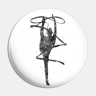 Rhythmic gymnastics black and white Pin