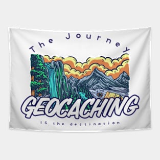 Geocaching: The Journey IS the destination Tapestry