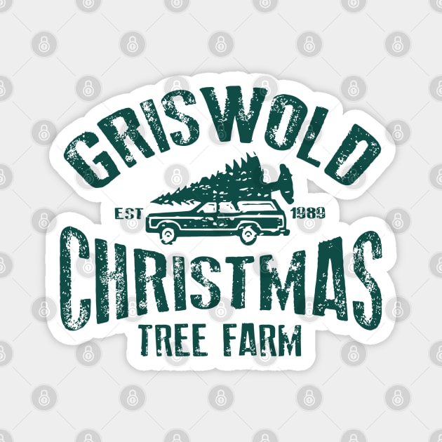 Griswold's Christmas Tree Farm Est. 1989 Magnet by MZeeDesigns