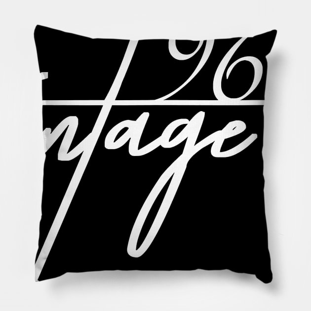 1968 Vintage. 52 Years Old. 52th Birthday T-Shirt Pillow by Hot food