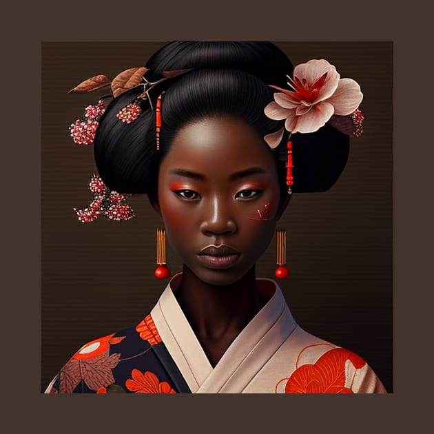 GreyStone Dojo-Afro Geisha 2 by solomonabrams