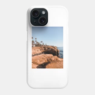 Sunset Cliffs and Palm Trees, California - Travel Photography Phone Case