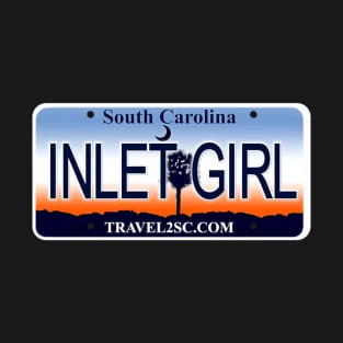 Inlet Girl South Carolina License Plate T-Shirt