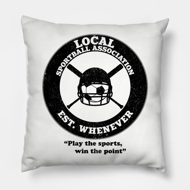 Sportball (For Light Shirts) Pillow by ThanksAnyway