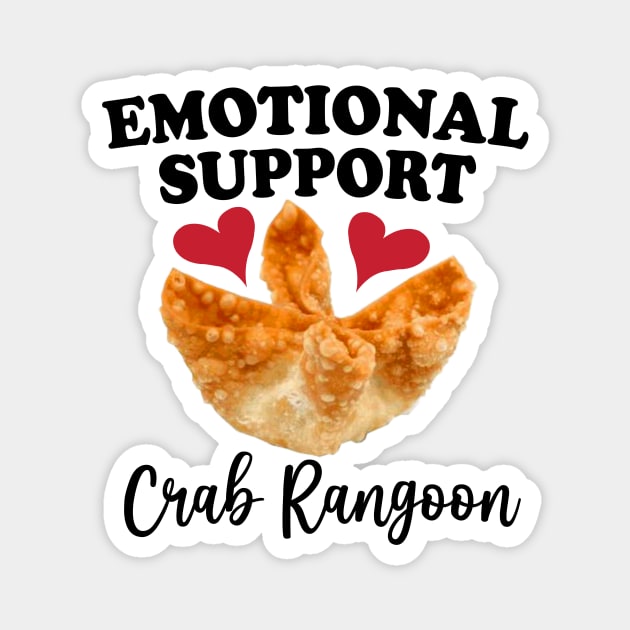 Crab Rangoon| Meme stickers, adult Shirt, stickers, self care stickers Magnet by ILOVEY2K