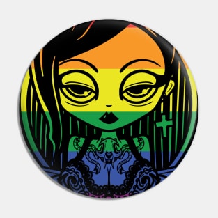 Pride Goth Pin