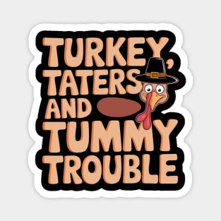 Funny Turkey Thanksgiving Thanksgiving Day Magnet