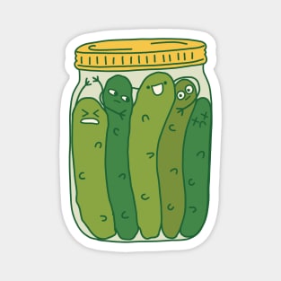 Pickle Jar Friends Magnet