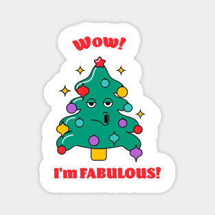 Fabulous Christmas Tree Magnet