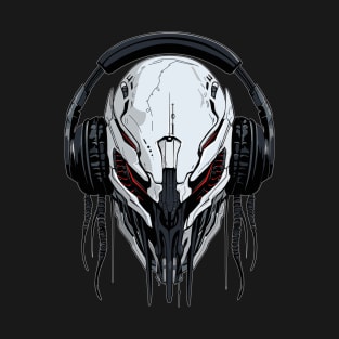 Alien with Headphones T-Shirt