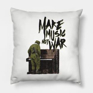 make music not war Pillow