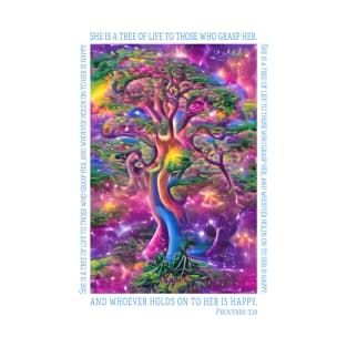 Tree of Life. Proverbs 3:18 T-Shirt