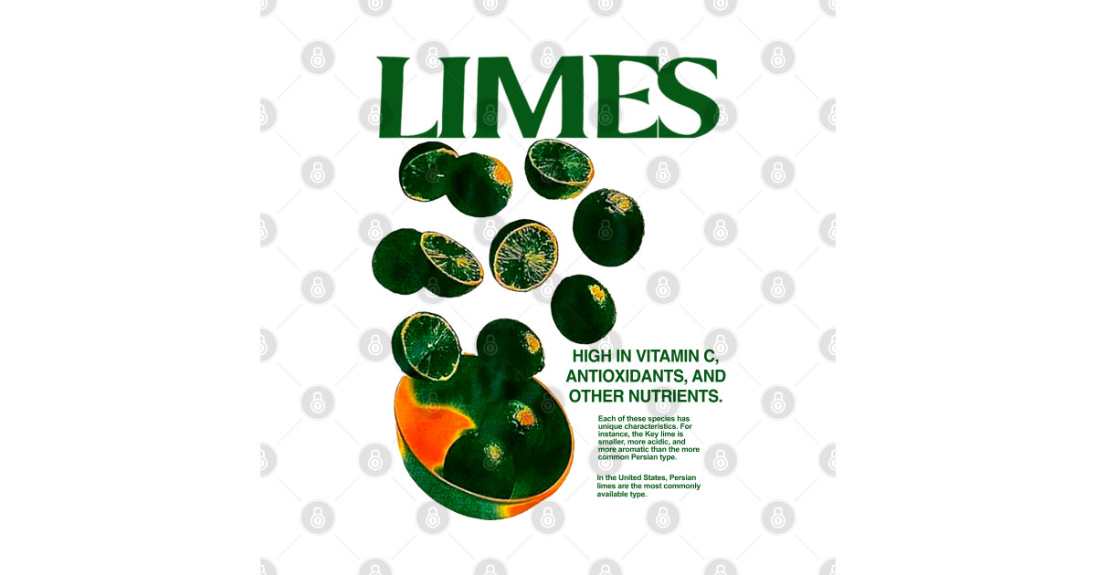 Limes high in vitamin c antioxidants and other nutrients Limes T