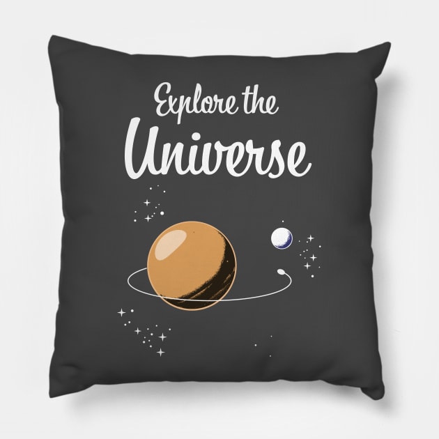 Explore the Universe, Pillow by nickemporium1