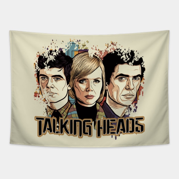 TALKING HEADS Tapestry by Pixy Official