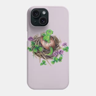 Adorable Green Baby Dragon Hatchling Phone Case