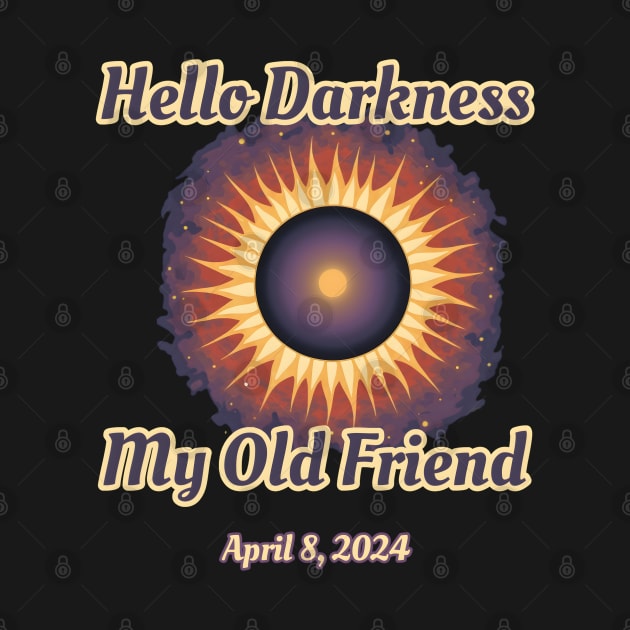 Hello Darkness My Old Friend Solar Eclipse Of April 8 2024 by r.abdulazis