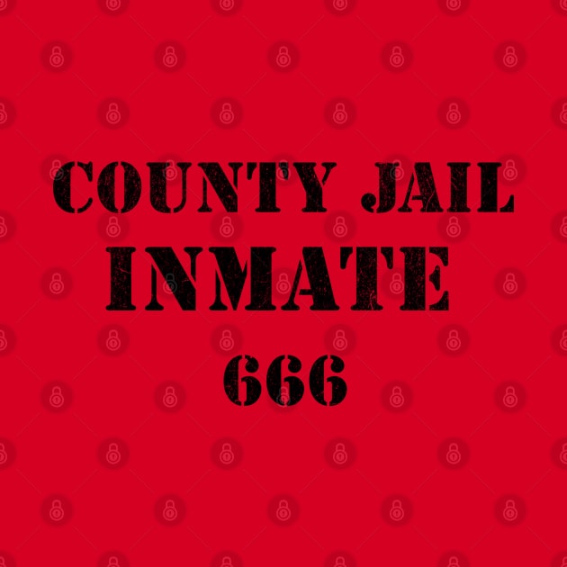 County Jail Inmate 666 - disguise Prisoner - Halloween disguise by Bellinna