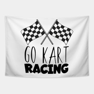 Go kart racing Tapestry