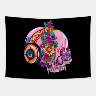 Spring skull Tapestry