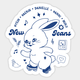 New Jeans Sticker for Sale by chapagettii