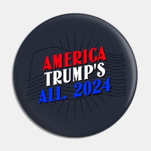 Trump tshirt Pin