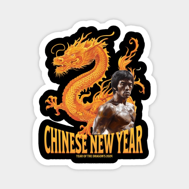 Bruce Movie Jeet Kune Do Be Water Lee Legend Magnet by Garmentcrooks