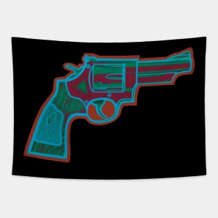 .44 Magnum Revolver Tapestry