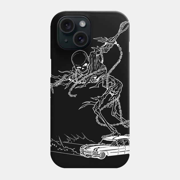 Sliding Hearse Phone Case by BarfComics