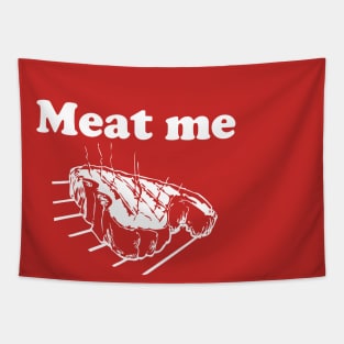 Meat Me in Nebraska T-shirt by Corn Coast Tapestry