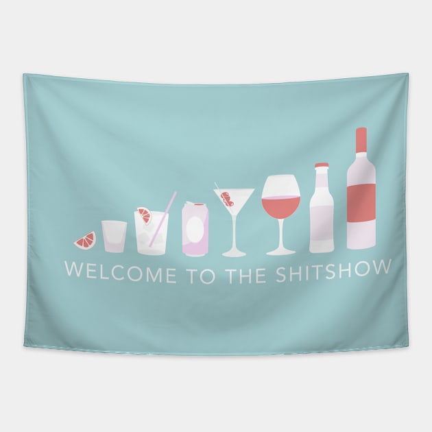 Welcome to the shitshow Tapestry by annacush