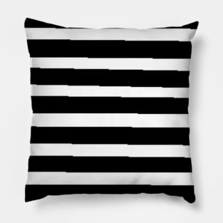 Black and White Bars Pillow, Pin, Sticker Pillow