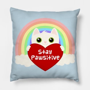 Positivity Kitty Pillow