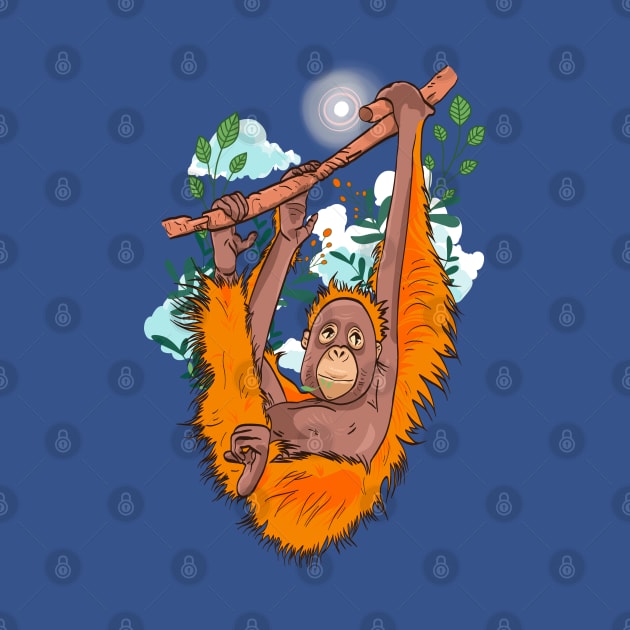 Cute orangutan by Mimie20