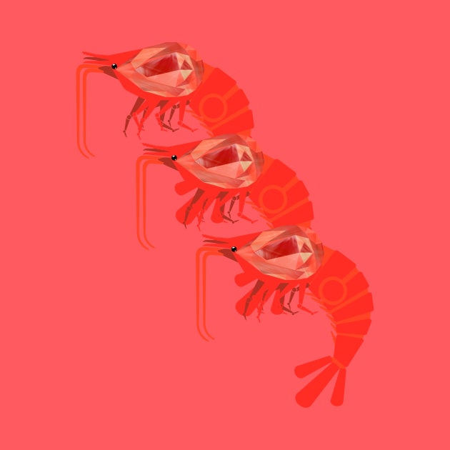 Cherry Shrimp - Ruby by Aline Eg