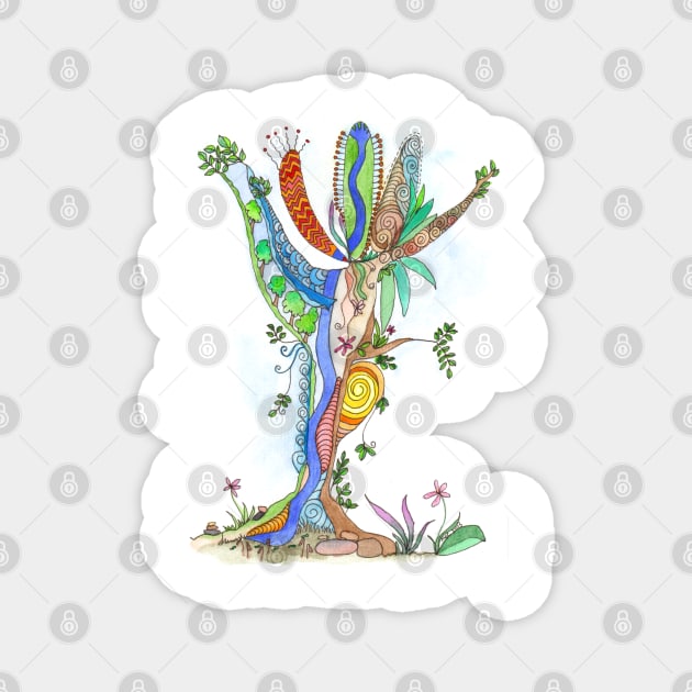 Tree of Life #18 Magnet by wiccked