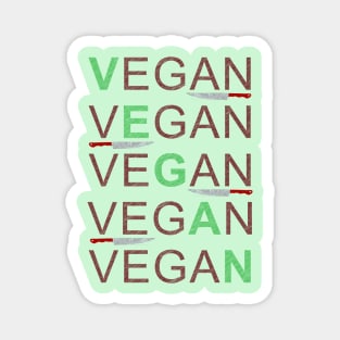 Vegan Funny Magnet