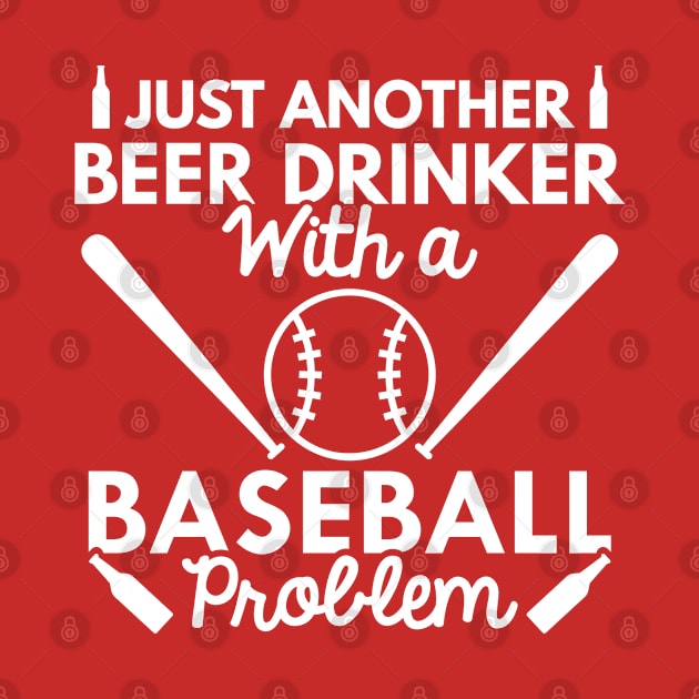 Beer Drinker Baseball by VectorPlanet