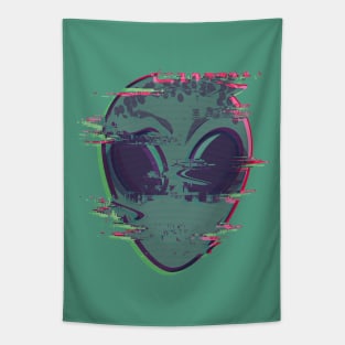 Alien in Distortion Tapestry