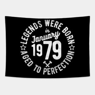 Legends Were Born in January 1979 Tapestry