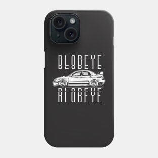 Side Subie Blobeye White Print Phone Case