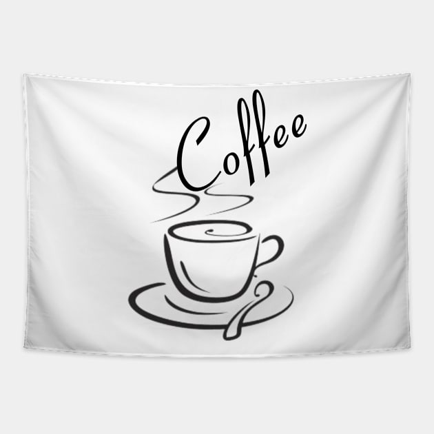 I love coffee Tapestry by NoorAlbayati93