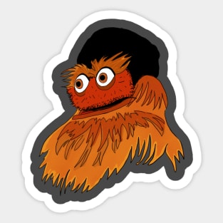 Philadelphia Flyers Mascot Gritty - 4x4 Die Cut Decal