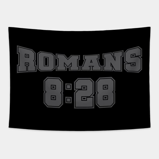 ROMANS EIGHT TWENTY EIGHT (8:28) Tapestry by Obedience │Exalted Apparel