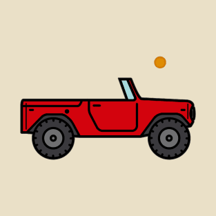 Sunset Jeep T-Shirt