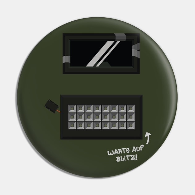 Blitz - Wait For Flash! (German lettering) Pin by LeopardTurret