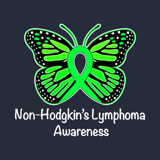 Non-Hodgkin's Lymphoma Butterfly of Hope by PenguinCornerStore