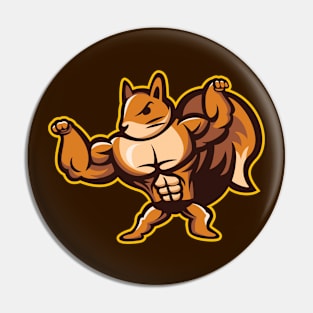 Buff Squirrel Pin