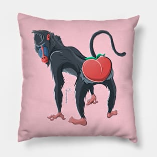 Le Baboon's Peach Pillow